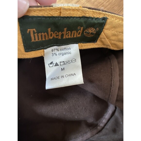 Vintage Timberland Fitted Hat USA made VTG Brown Grunge Utility Gorpcore Street - Picture 5 of 5
